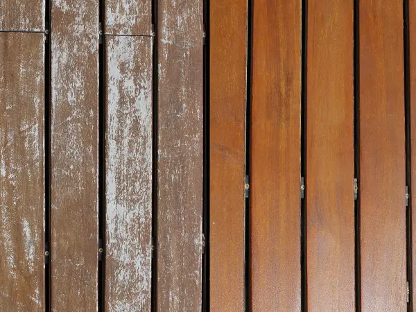 Mantenimiento y renovación de madera exterior tratamiento especializado